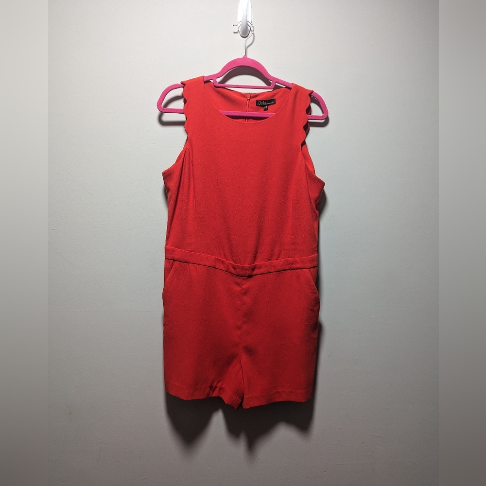 Dalia orange romper